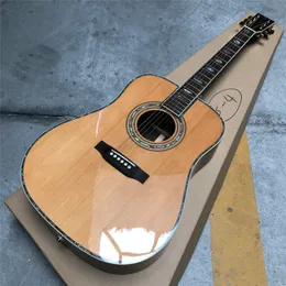 Top Quality 41 Inches Solid Cedar D Type Acoustic Guitar Rosewood Body Guitarra
