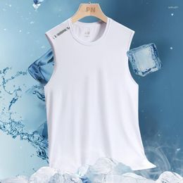 Men's Tank Tops 7XL 8XL Men Workout Clothes Singlet Quick Dry Sports Vest Plus Size Sleeveless Running T-shirt Solid Color