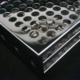 wholesale 16mm Diam X 96 Holes Stainless Steel Test Tube Rack Holder Storage Lab Stand ZZ