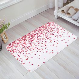 Carpets Love Heart-shaped Falling Gradient Entrance Doormat Kitchen Mat Carpet Living Room Home Hallway Rugs Bathroom Door Mats