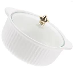 Dinnerware Sets Ceramic Instant Noodle Bowl Soup Bowls Large Handles Ceramics Multi-function Serving Household Dinner Salad