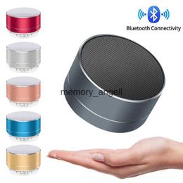 Portable Speakers A10 Wireless Bluetooth Speaker Small Steel Gun Subwoofer Portable Mini Gift Card U Disk TF Outdoor HKD230904