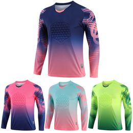 Other Sporting Goods Men Long Sleeves Football Goalkeeper Jersey Youth Survetement Goal keeper Uniforms Quick Dry Soccer 230904