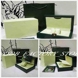 2019 new Green Brand Watch Original Box Papers Card Purse Christmas Gift Boxes Handbag 0 7KG For top Watches box277d