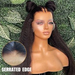 Synthetic Wigs Wig Frontal penuh renda lurus HD Kinky 250 wig penutup 30 inci 5x 5 6x6 tanpa lem 13x6 depan pra pencabutan 230905