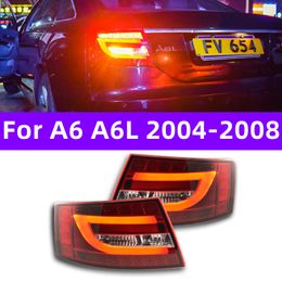 Taillights For A6 A6L 2004-2008 Tail Lights Rear Lamp LED DRL Running Signal Brake Reversing Parking Light