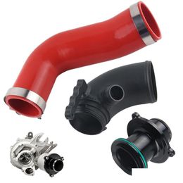 Sile Intake Hose Turbo Inlet Elbow Pipe Muffler Delete For Vw Golf Mk7 R V8 Mk3 A3 S3 Tt 2.0T 2014Add Drop Delivery Dhzct