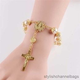 Charm Bracelets KING Ornaments Religion Catholic Communion Cup Gift Centre Rosary Bracelet Bead R230905