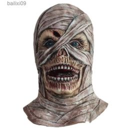 Party Masks Halloween Scary Vampire Mask Latex Evil Monster Creepy Zombie Overhead Mask Full Head Mask Costume Party Cosplay Decoration T230905