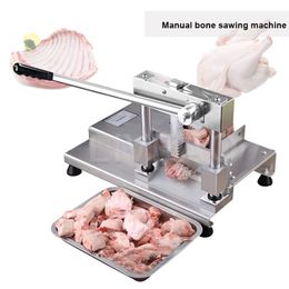 Commercial Manual Bone Sawing Machine Frozen Meat Bone Cutting Maker Steak Pork Trotters Cutter