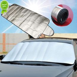 New Car Windshield Foldable Sunshade UV Protection Shade Sun Protector Windshield Visor Cover Auto Curtain Sunshade Accessories