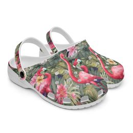 diy shoes slippers mens womens Custom Pattern Simplicity flamingo outdoor trainers sneakers trend 101477 36-45