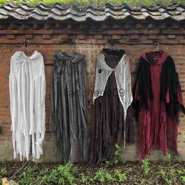 Party Decoration Halloween costume adult cape vampire grim reaper bar ktv decoration costume horror cape clothes x0905