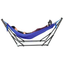 Portable Folding Steel Pipe Sleeping Swing Hammock Stand Bag Kit Set Garden Outdoor Hunting Camping Furniture 250KG307C