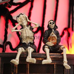 Party Decoration Halloween Decorations Horror Pumpkin Skeleton Ghost Shape Decoration Home Halloween Party Atmosphere Decoration Fake Skeleton x0905