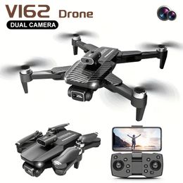 Drone V162 Aerial Photography 8K Double Camera Obstacle Avoidance Optical Flow Positioning Christmas Children's Gift Assembly Flying Model Toy