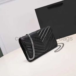 Bags Woc Chain Designer Women Hand Purse Original Box Genuine Leather ii Envelope Flap Magnetic Closure Black yslii bag designer bag caitlin_fashion_bagss8