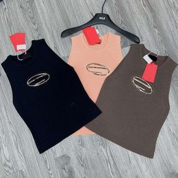 Sexy Hollow T Shirt Women Knit Shirts Tank Summer Sleeveless Tops Pullover Designer Girls Beach Vests Tee Casual style