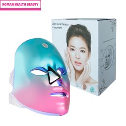 Face Care Devices Premium 7 Colours LED Beauty Mask 600mAh Wireless Pon Mask Machine Therapy Acne Anti Ageing Skin Tightening Lifting Tool 230904