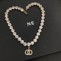 Necklace Designer for Women Diamond Pendan Bone Chains Fashion Trendy Temperament Necklaces Holiday