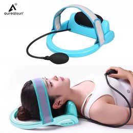 Other Massage Items Filled Air neck massager health care Cervical Tractor Pillow Traction Posture Pump Relax Vertebra Orthopaedic Stretch massage 230905