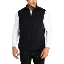 Men's Vests Spring Autumn Fleece Softshell Vest Men Outdoor Hiking Climbing Trekking Fishing Thermal Sleeveless Jackets Soft Polar Waistcoat 230904