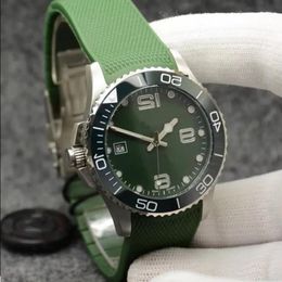 Self-wind Styles Mechanical 4 Luxury Watches Bezel Green Dial Case Watch Automatic Strap Rubber Mens Ceramic Watches Wristwatches Watch Duvb