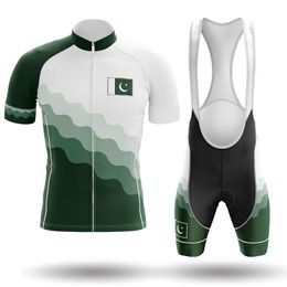 Cycling Shirts Tops Team Pakistan Cycling Jersey Customized Road Mountain Race Top max storm Reflective zipper 4 pocket 230904