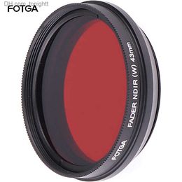 Philtres FOTGA Adjustable Infrared Philtre IR Pass X-Ray Lens Philtre Variable for DSLR Camera 46/49/52/55/58/62/67/72/77/82mm Q230905