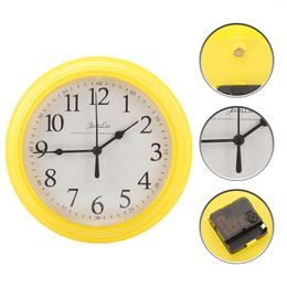 Wall Clocks 9 Inch Clock Plastic Living Room Decor Operated Hanging Round Ornament Digital