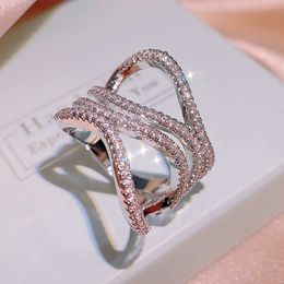 Designer Rings Channel Luxury Fashion super beautiful Seiko full diamond ring classic fashion versatile closed ring Accessories Jewelry Valentine's Day gifts