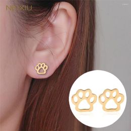 Stud Earrings Neixiu S925 Sterling Silver Animal Dog Selling Fashion Simple Personality Women Jewellery Gift Wholesale