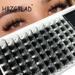 False Eyelashes 10D20D Russian Volume Beam Segments Natural Eye Lash DIY 72 Cluster Segment Lashes 230904