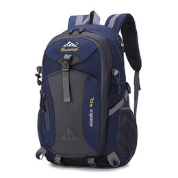 School Bags Men Backpack Nylon Waterproof Casual Outdoor Travel Ladies Hiking Camping Mountaineering Bag Youth Sports 230905