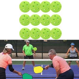 Squash Racquets Outdoor Pickleball Balls Pickleball Sport Balls 40 Holes High-Vis Optic Pickleballs USAPA Standard Training Hollow Ball 230904