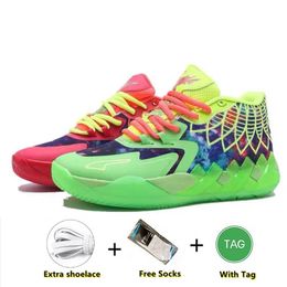 OG Sports mit Schuhkarton Ball Lamelo 1 MB01 Männer Basketballschuhe Rick und Morty Rock Ridge Red Queen nicht von hier aus lo ufo buzz City Black Blast Herren Trainer