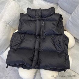 Down Coat Kids Down Cotton Vest Jackets Boys Girls 2023 Autumn Winter Children Cotton Padded Sleeveless Coat Baby Child Quilted Waistcoat R230905