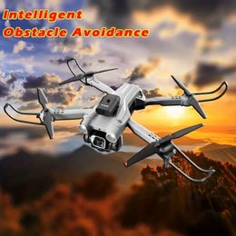 Easy Operation Drone With Optical Flow Position, Switchable HD Camera, Obstacle Avoidance, Highlight Night Light , One Key Set Up, App Control, Powerful Motor-Gray