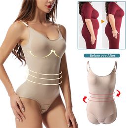 Womens Shapers Shapewear Bodysuit For Women Tummy Control Briefs Body Slimming With Built In Bra 230905