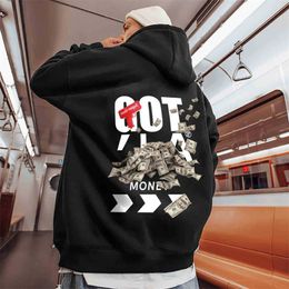 Men's Hoodies Sweatshirts Got Money Graphic Fleece and Women's Oversized Casual Hoody Baggy Harajuku Hip Hop Hooded Streetwear 230904