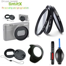 Filters Filter Kit UV CPL ND Adapter Ring Lens Hood Cap Cleaning Pen for ZV-1 ZV1 RX100 Mark VII VI VA V IV III Camera Q230905