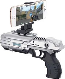 Strzelaj do strzelania do gry w gamę gierę smartfon Bluetooth VR kontroler gry AR Eating Gun Toys Kids