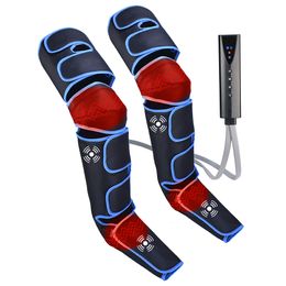 Leg Massagers Pneumatic leg Foot pain relief massage machine Promote blood circulation pad with knee heat tool 230904