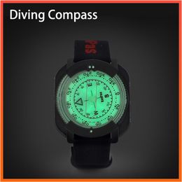 Outdoor Gadgets Outdoor Compass Professional 60M /197Ft Diving Compass Waterproof Navigator Digital Watch Scuba Compass for Swimming Diving 230905