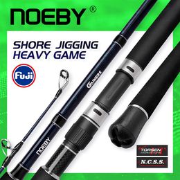 Boat Fishing Rods Noeby Shore Jigging Rod 275m 305m Heavy Game Fuji Guide Long Casting XH Power Max Lure 200g Spinning Sea 230904