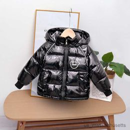 Down Coat Winter Coats Girls Kids Winter Jacket Boys Hooded Solid Toddler Outwear Windproof Warm Little Girs Jacket R230905