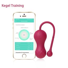 Eggs Bullets Wireless APP Control Kegel Balls Vaginal Vibator Ben Wa Remote Tighten Trainer for Women G Spot Sex Toys Couples 230904