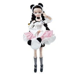 Dolls EFLYNOVA Little panda doll fashion fantasy dress up princess girl toy 230904