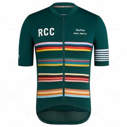 Cycling Shirts Tops Raphaing Rcc Team Men's Cycling Jerseys Short Sleeve Bike Shirts Bicycle Jeresy Cycling Clothing Wear Ropa Maillot Ciclismo 230904