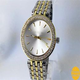 20% off 2019 Top Selling Women Men Gold diamond wrist Relojes stainless steel rolse gold fashion watch 260S